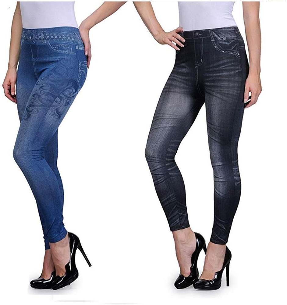 Colanti modelatori cu aspect de blugi, Slim’ n Lift Caresse Jeans 1+2 CADOU
