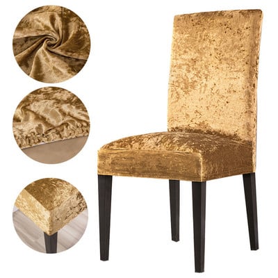 Set 6 huse scaun universale din catifea