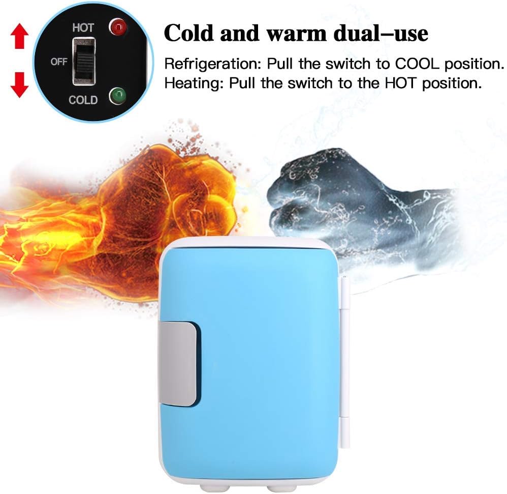 Mini frigider portabil cu sistem termoelectric de tracțiune de 4 litri, răcitor și încălzitor pentru mașini
