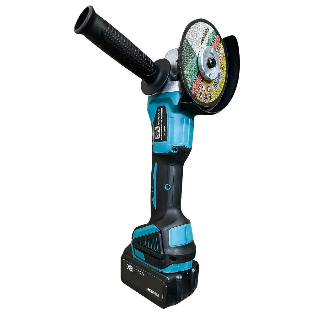 Polizor unghiular, Flex Profesional fara fir, cu 2 acumulatori si incarcator 48V, trusa