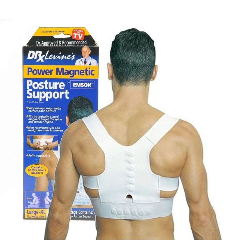 Corector de postura magnetic pentru indreptare spate coloana si umeri 1+1 GRATUIT