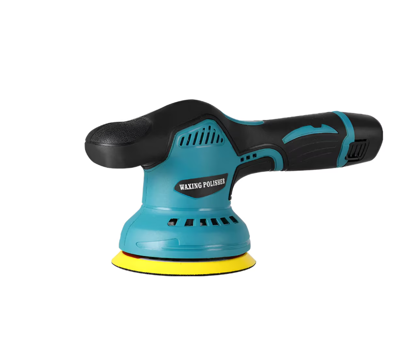 Aparat Polish Auto, Dalys®, 2 Acumulatori 12V, Fara fir, Portabil, 2500-5000 Rpm, 8 Viteze, Albastru/Negru
