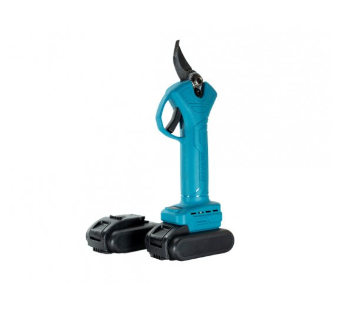 Foarfeca de gradina pe acumulator Dalys®, 21V,2000 mAh 30 mm capacitate taiere, 2 acumulatori + incarcator + valiza transport