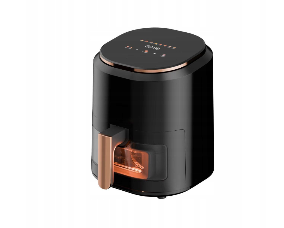 Friteuza cu aer cald 7L / 2400W, ecran digital,control tactil,Negru