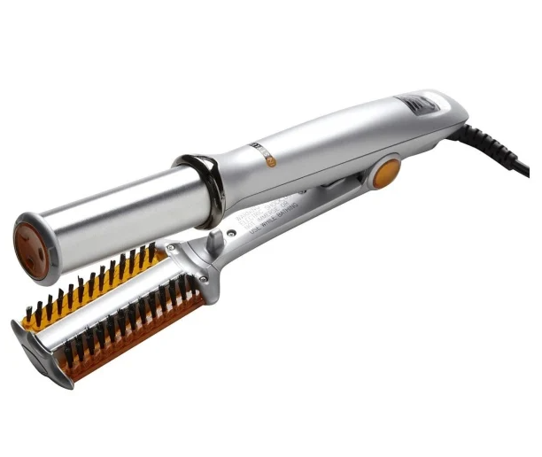 Placa de par rotativa cu perie 2 in 1 indreapta si onduleaza 210°C