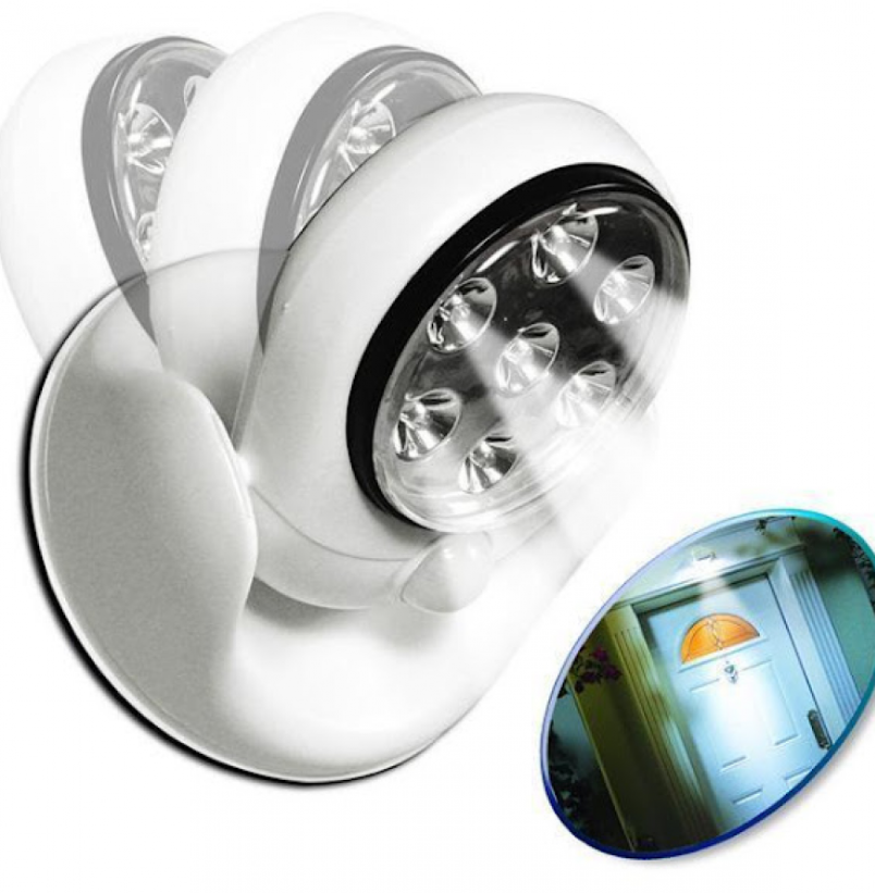 Set x 2 buc bec light angel cu senzor de miscare, rotire 360 grade