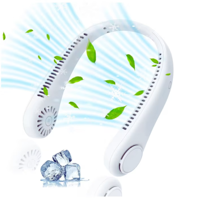 Ventilator Portabil de Gat Dalys®, Flexibil cu 3 Trepte de Viteza, Silentios, Acumulator cu incarcare USB, Racire 360