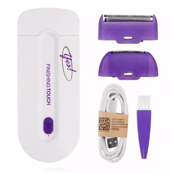 Epilator reincarcabil cu lumina, tehnologie Sensa-Light, Finishing Touch Yes