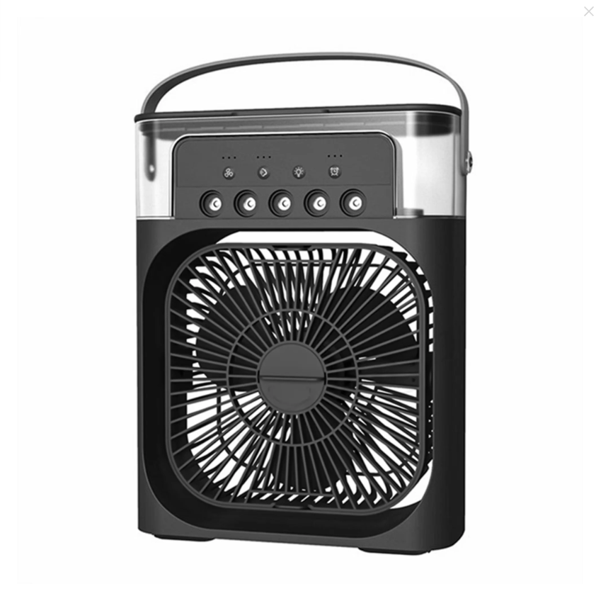 Ventilator portabil 3 în 1 Dalys®,cu pulverizare