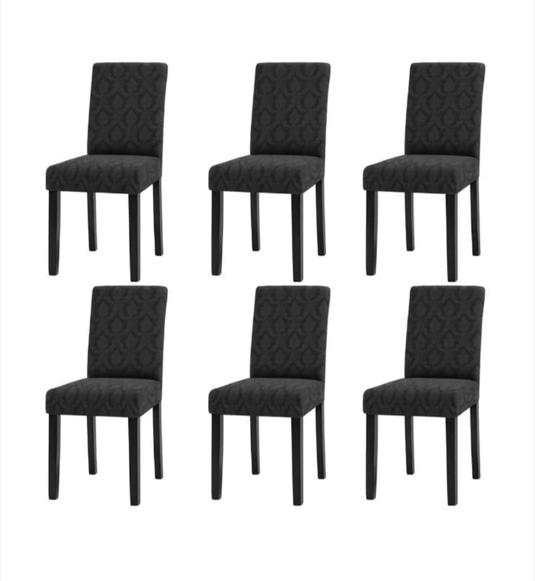 Set 6 huse de scaun ,model abstract elegant,jacquard