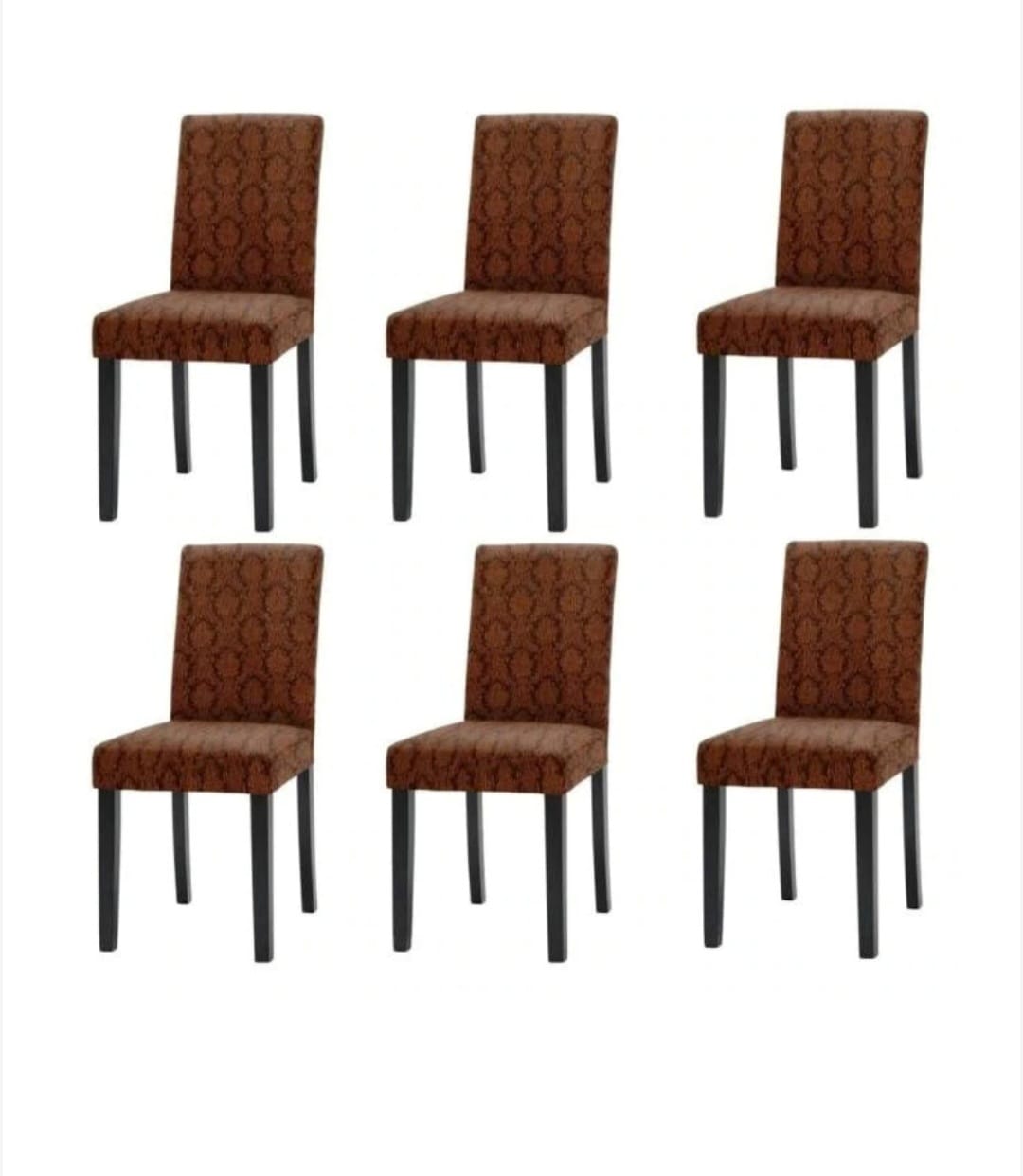 Set 6 huse de scaun ,model abstract elegant,jacquard
