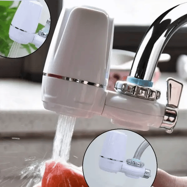 Filtru de apa Purificator, din ceramica, Montabil pe robinet, Water Clean Pro