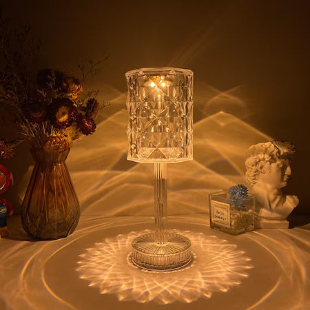 Lampa De Masa Decorativa Cu Led Crystal Touch