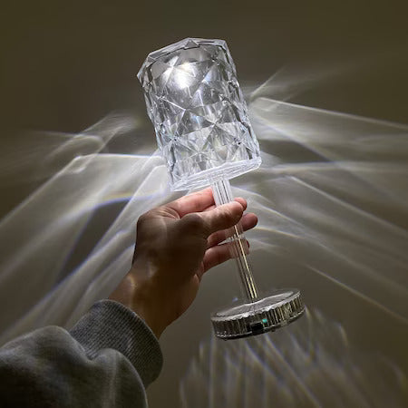 Lampa De Masa Decorativa Cu Led Crystal Touch
