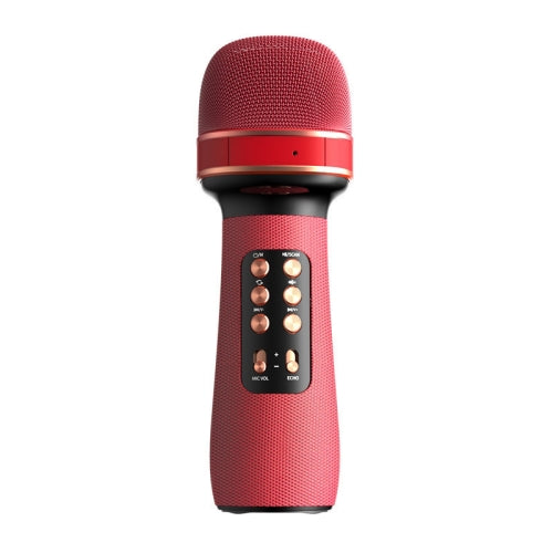 Microfon Wireless Karaoke Dalys® fara fir, 4 efecte voce, cu acumulator, boxa inclusa, Radio FM, TF card, USB, inregistrare muzica
