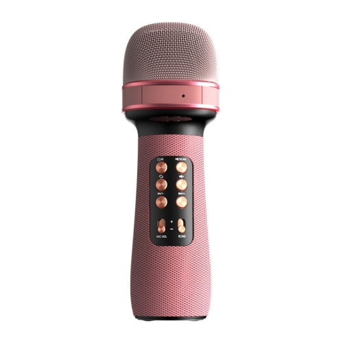 Microfon Wireless Karaoke Dalys® fara fir, 4 efecte voce, cu acumulator, boxa inclusa, Radio FM, TF card, USB, inregistrare muzica