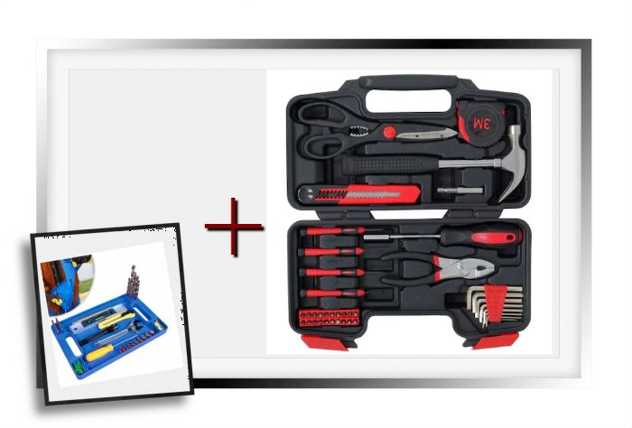 Trusa scule 39 piese+tavita pentru scule cadou