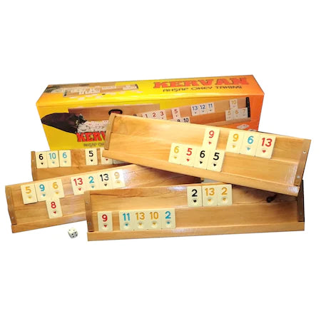Set Joc Rummy Kervan Lemn Masiv