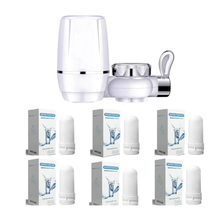 Filtru pentru robinet purificare apa cu 6 Rezerve