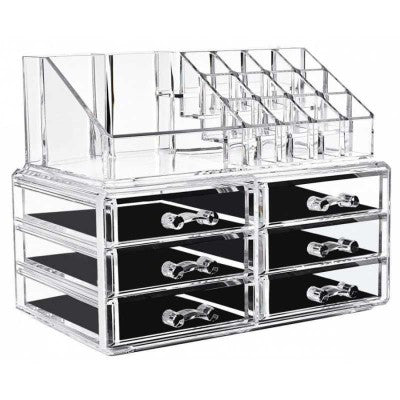 Organizator cosmetice Dalys® cu peste 16 spatii de depozitare