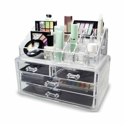 Organizator cosmetice Dalys® cu peste 16 spatii de depozitare