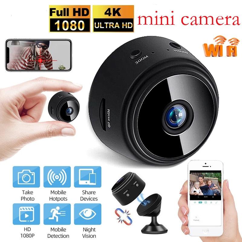 Mini camera de supraveghere WiFi 1080p Full HD