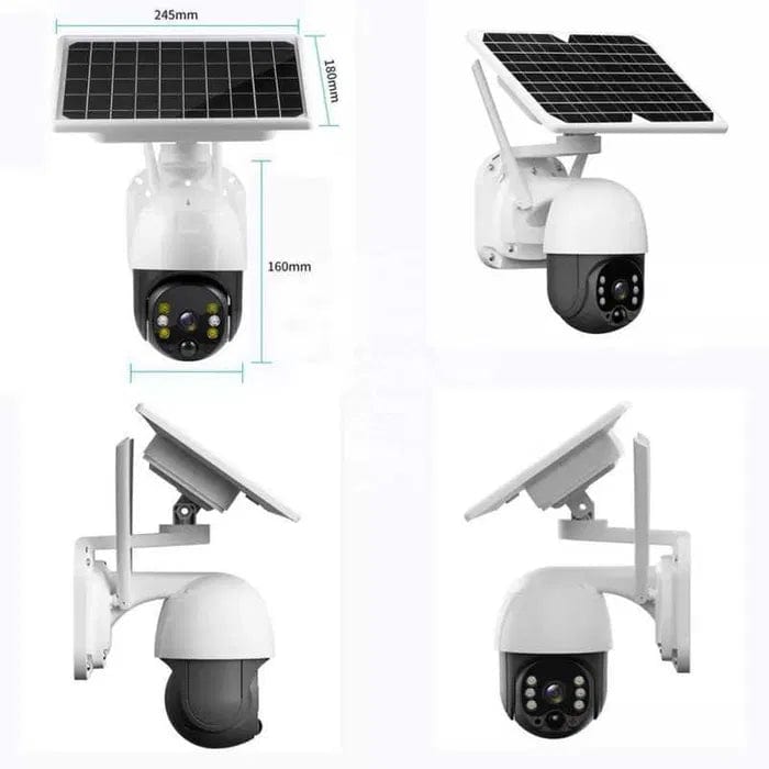 Camera de supraveghere wireless Dalys® cu panou solar, 1080p, 4G, 355°, infrarosu