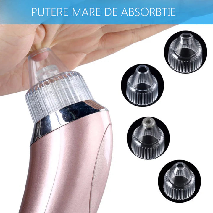 Aspirator Vacuum Facial pentru Curatare Punctelor Negre,curatare ten,acnee,pori,puncte negre