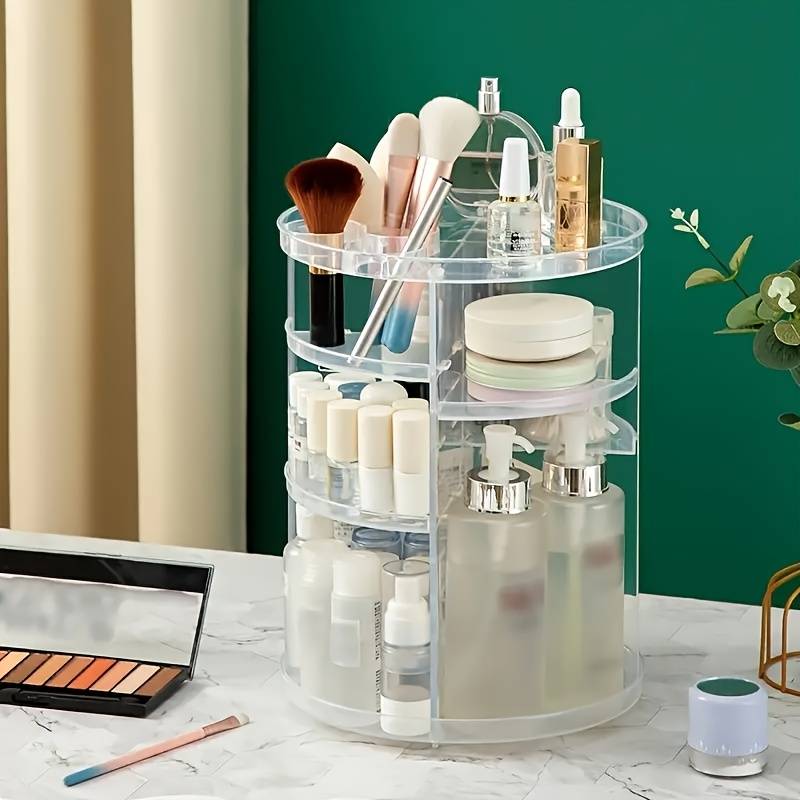 Organizator make-up rotativ la 360°