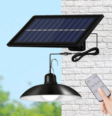 Lampa solara cu abajur ,panou solar si telecomanda