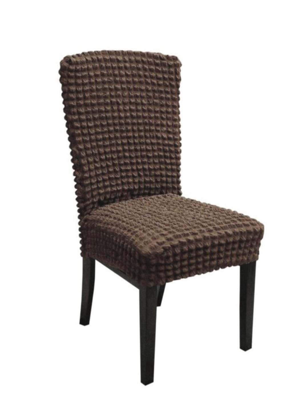 Set 6 huse elastice de scaun,creponate