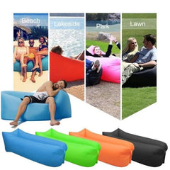 Saltea gonflabila portabila Dalys® pentru plaja sau piscina, tip sezlong