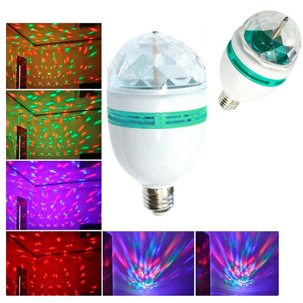 Bec Rotativ Multicolor Led Cu Efect Disco