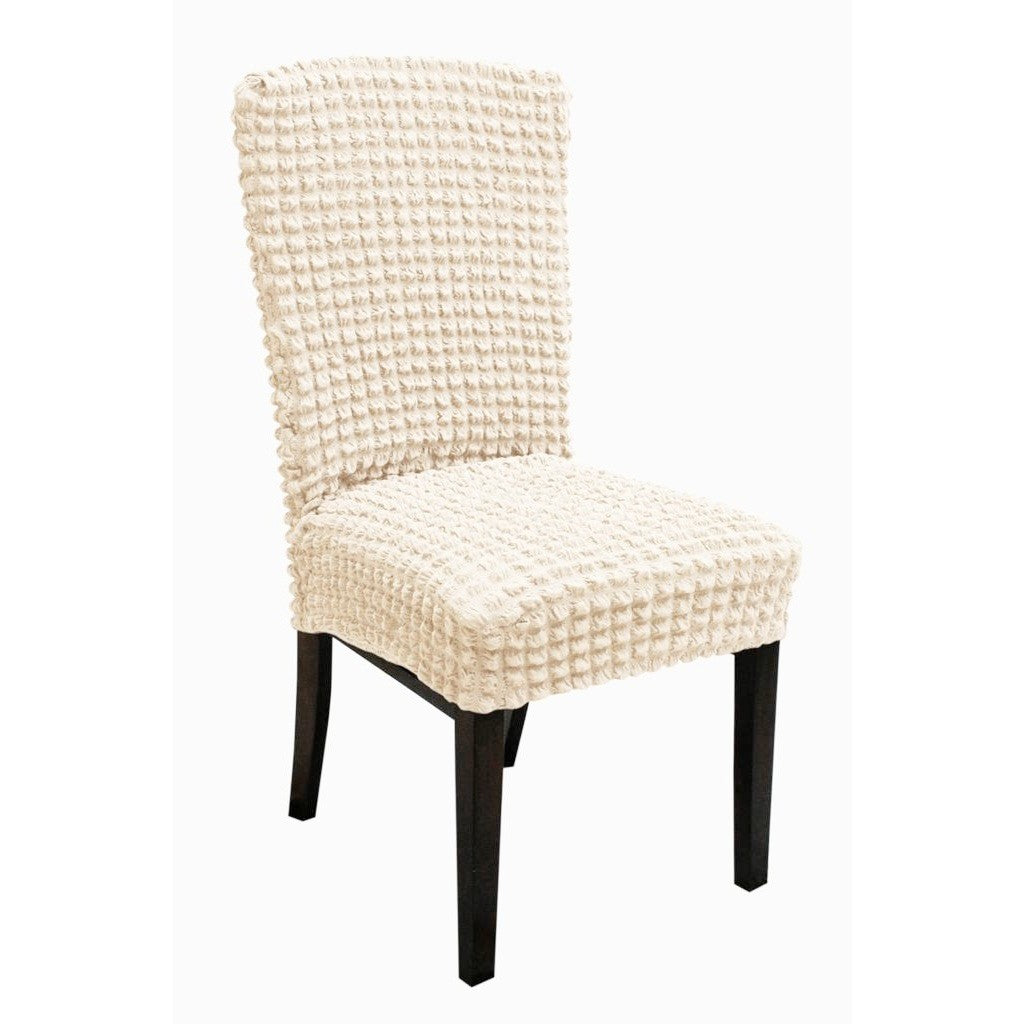 Set 6 huse elastice de scaun,creponate