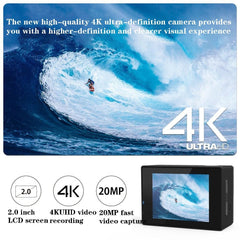 Camera Video Sport, 4K Ultra HD, Wifi, senzor 12mp, 60 FPS ,170 de grade