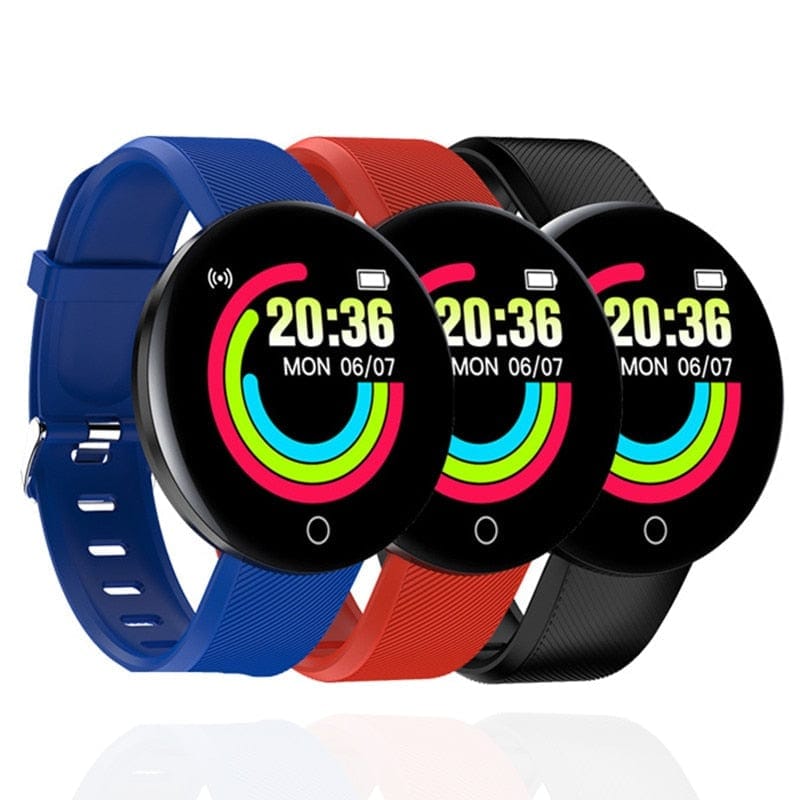 Ceas Fitness D18, 1.3inch, Bluetooth 4.0, Monitorizare Tensiune, Puls, Oxigenarea Sangelui, Waterproof IP65