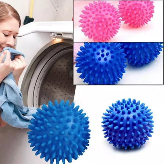 Set 2 bile hipoalergenice pentru uscarea si catifelarea rufelor Dryer Balls